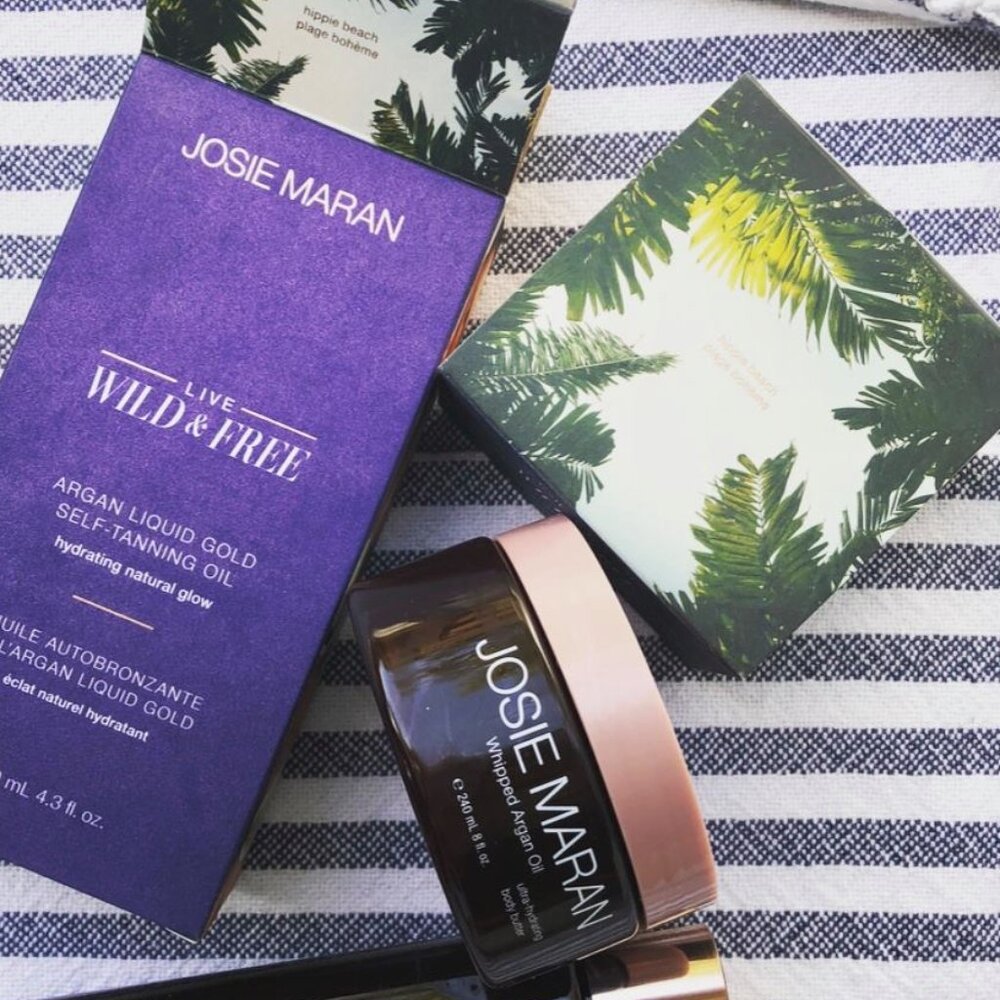 NEW Josie Maran LIVE WILD&FREE Whipped Argan Oil Hippie Beach Skin Body Butter